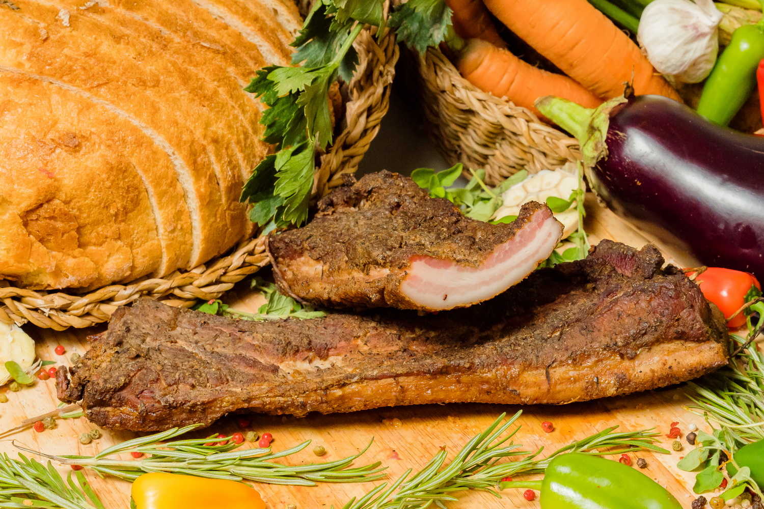 Slănină afumată țărănească