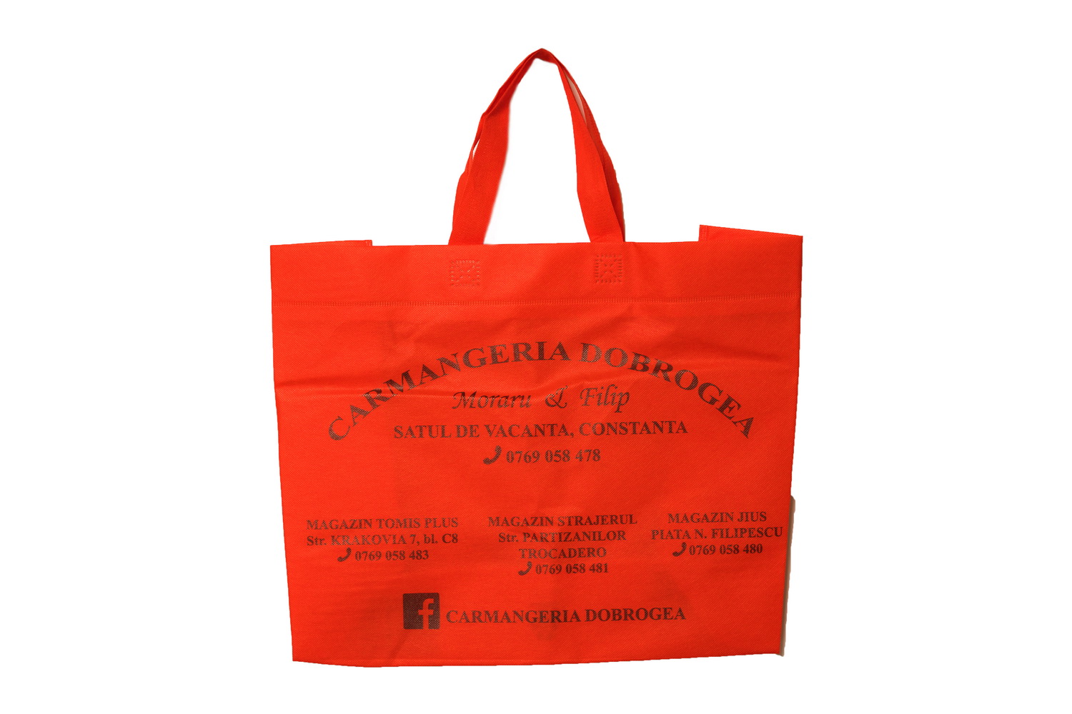 Sacoșă polipropilena "Carmangeria Dobrogea"