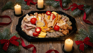 Platou de Crăciun mic